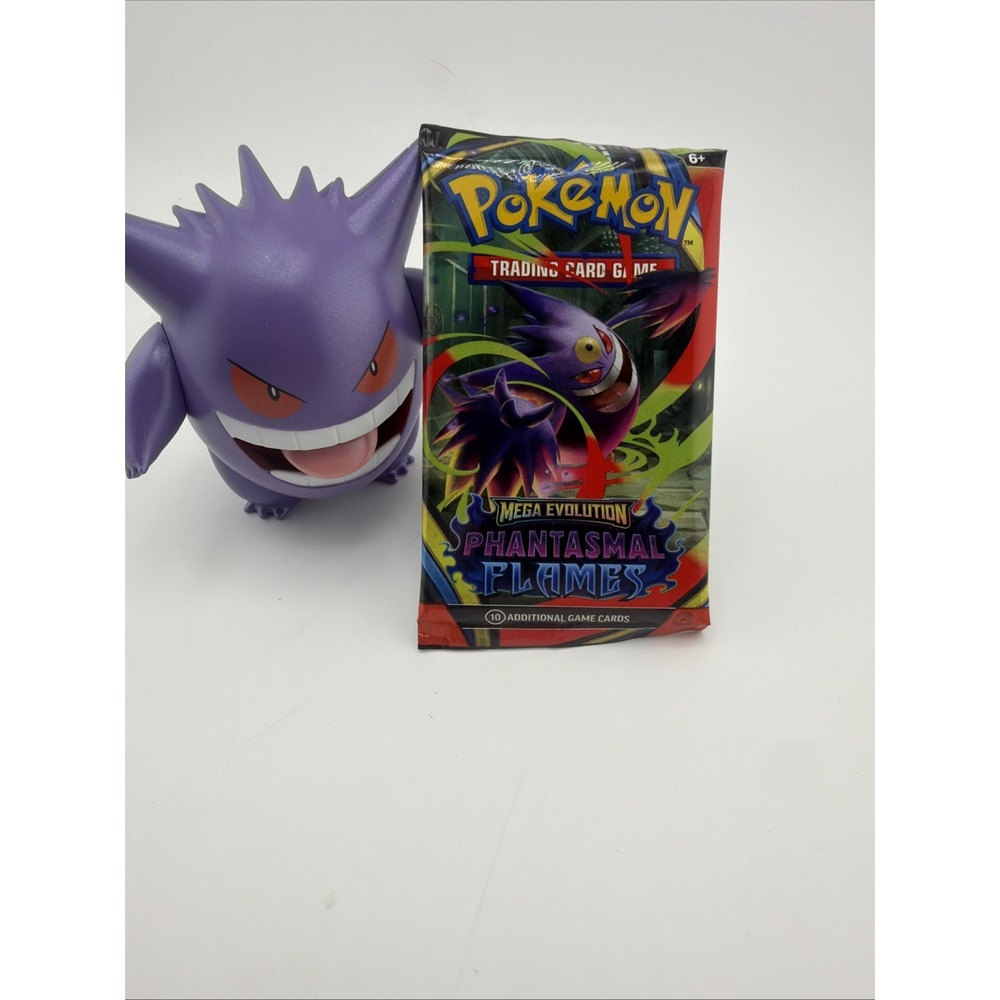 Pokémon TCG Mega Evolution Phantasmal Flames Booster Pack - 10 Cards